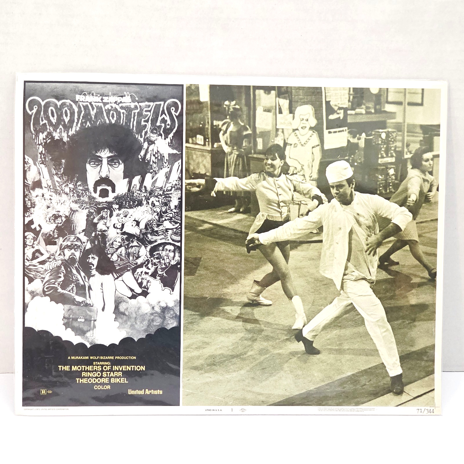 200 Motels 1971 Original Lobby Card Frank Zappa Keith Moon Movie Poster 11x14