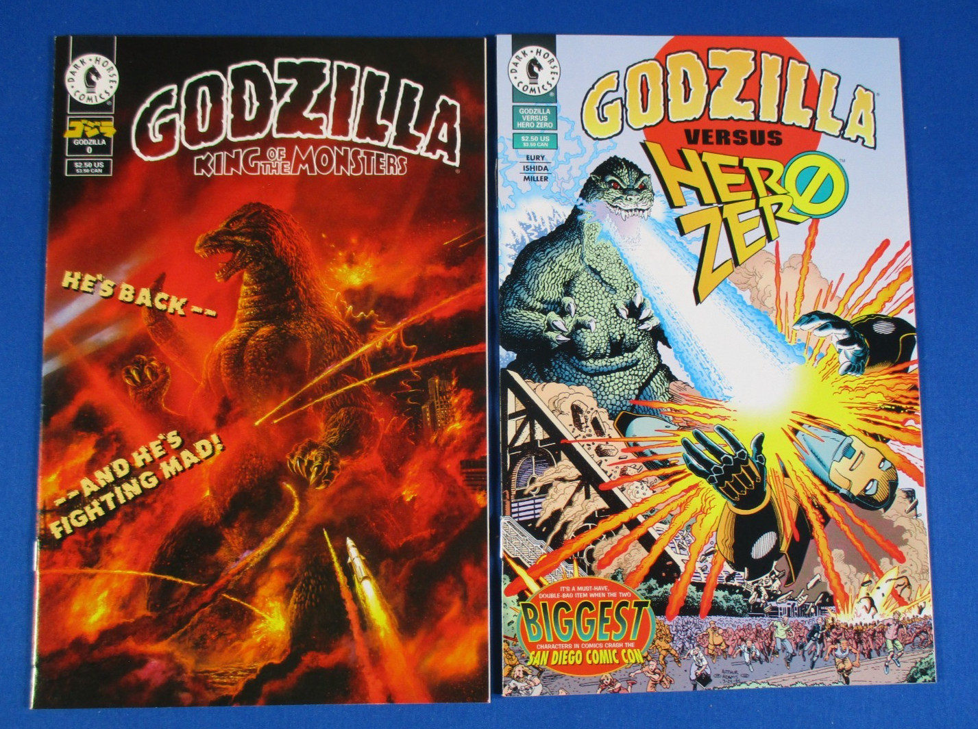 Godzilla King of the Monsters #0 Godzilla Versus Hero Zero Dark Horse Comics NM Godzilla King of the Monsters #0 Godzilla Versus Hero Zero Dark Horse Comics NM