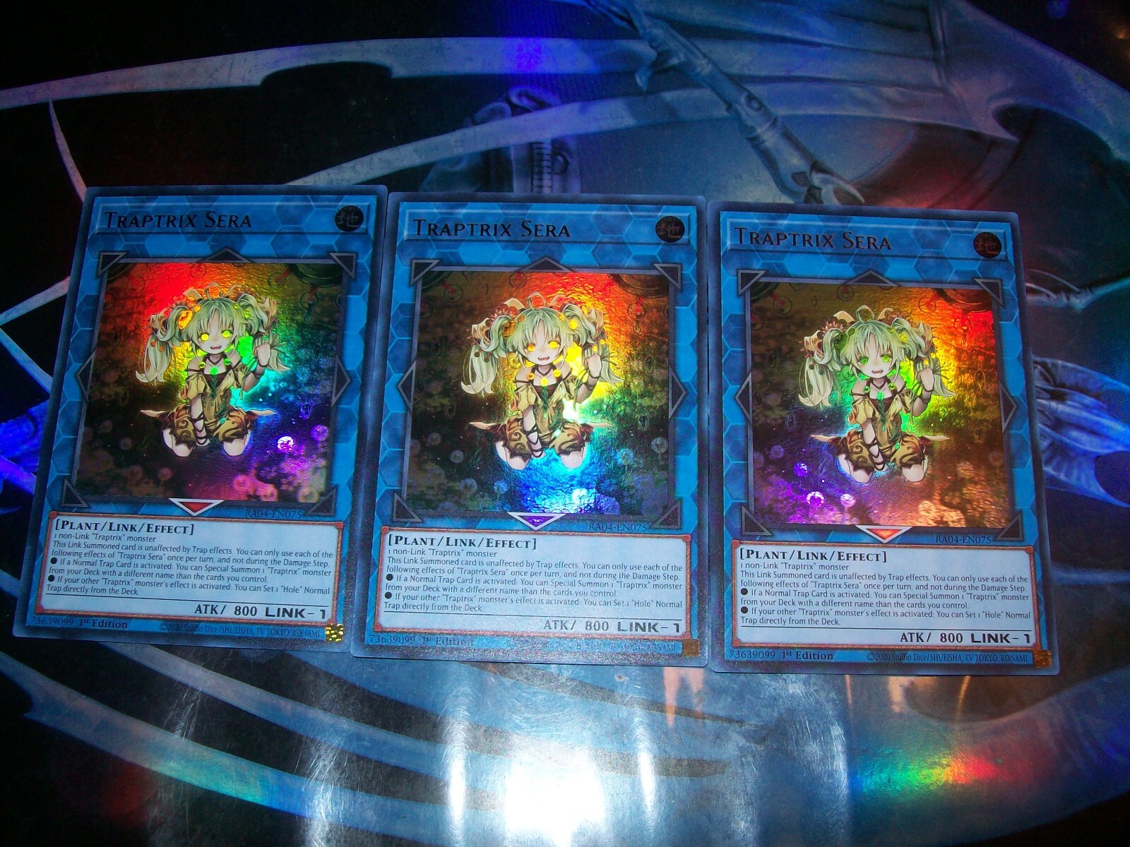 3x Traptrix Sera 1st Edition Ultra Rare RA04-EN075 Yu-Gi-Oh 3x Traptrix Sera 1st Edition Ultra Rare RA04-EN075 Yu-Gi-Oh