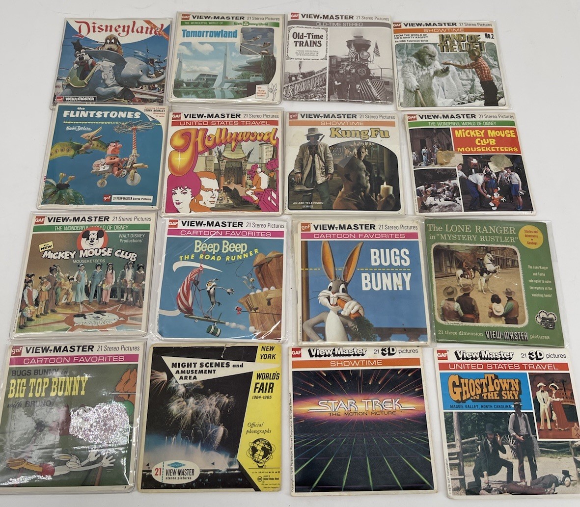 Title: Vintage View-Master 3-Reel Lot 16 Sets Land Lost Star Trek Flintstone #53 Title: Vintage View-Master 3-Reel Lot 16 Sets Land Lost Star Trek Flintstone #53