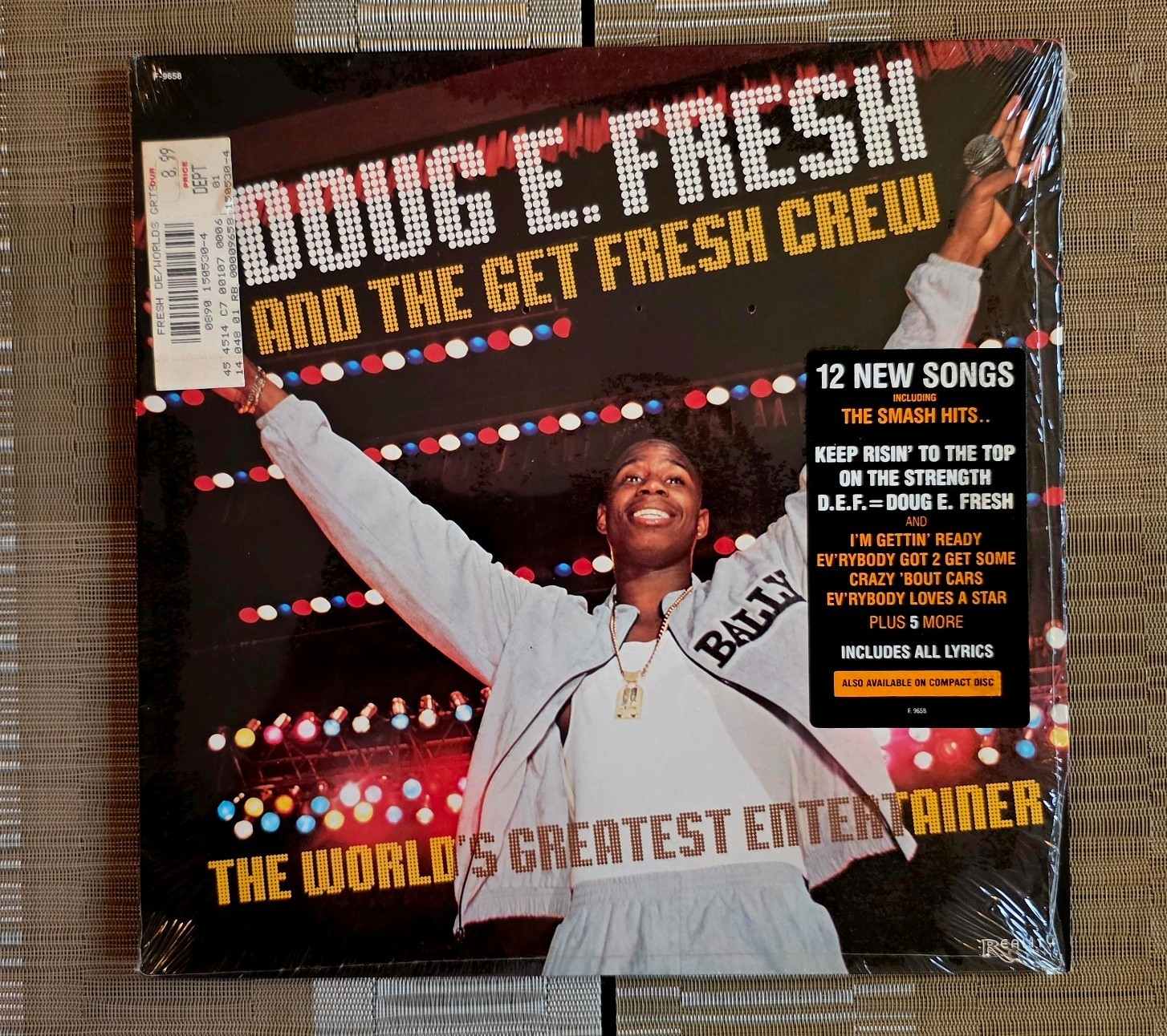 Doug E. Fresh World’s Greatest Entertainer LP Reality Records NM- hearb4ubuy