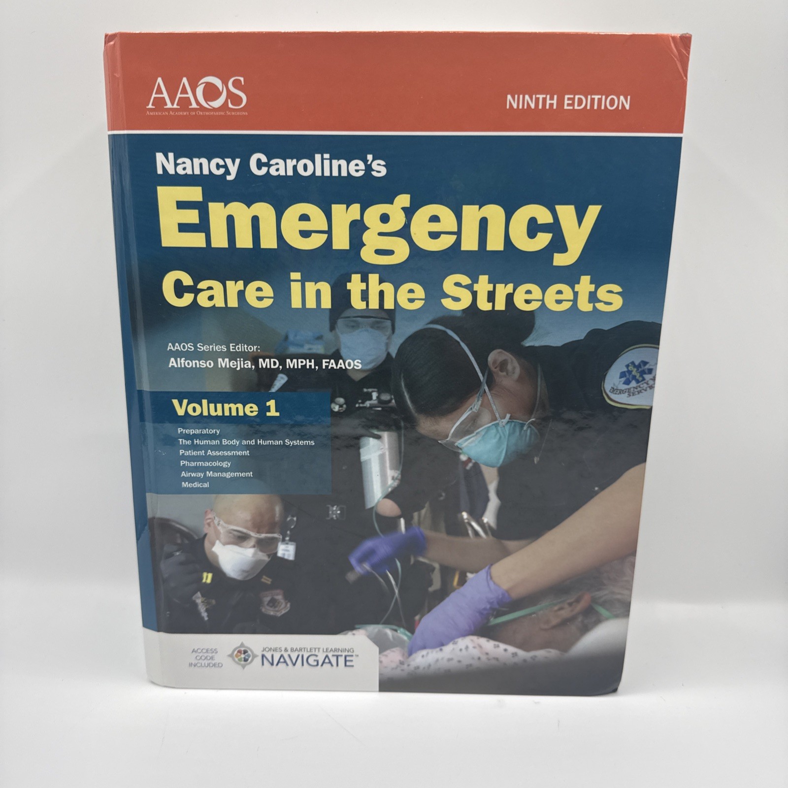 AAOS Nancy Caroline\'s Emergency Care in the Streets Volume 1 Book Only 9th 2023 AAOS Nancy Caroline\'s Emergency Care in the Streets Volume 1 Book Only 9th 2023