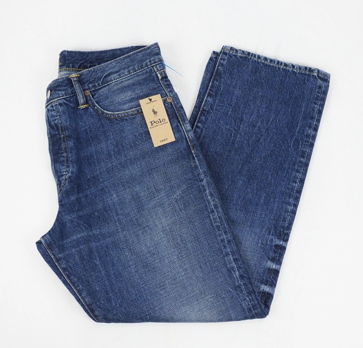 Polo Ralph Lauren 5-Pocket Denim Jeans In Dark Wash - Men\'s Size 32 x 32