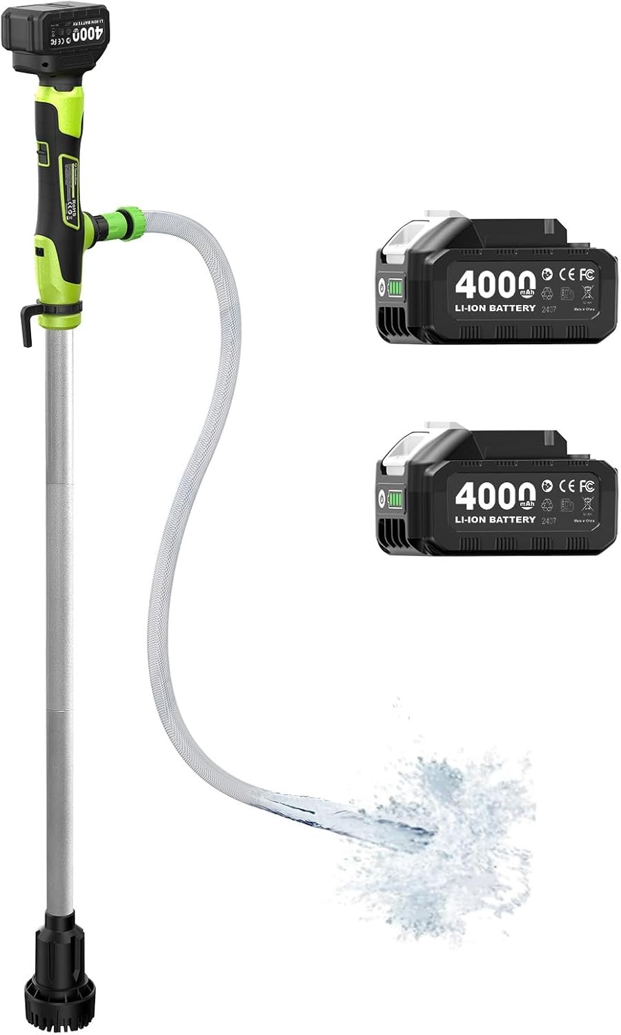 Taskstar Cordless Stick Water Transfer Pump 720GPH Battery Powered Sump Pump Taskstar Cordless Stick Water Transfer Pump 720GPH Battery Powered Sump Pump