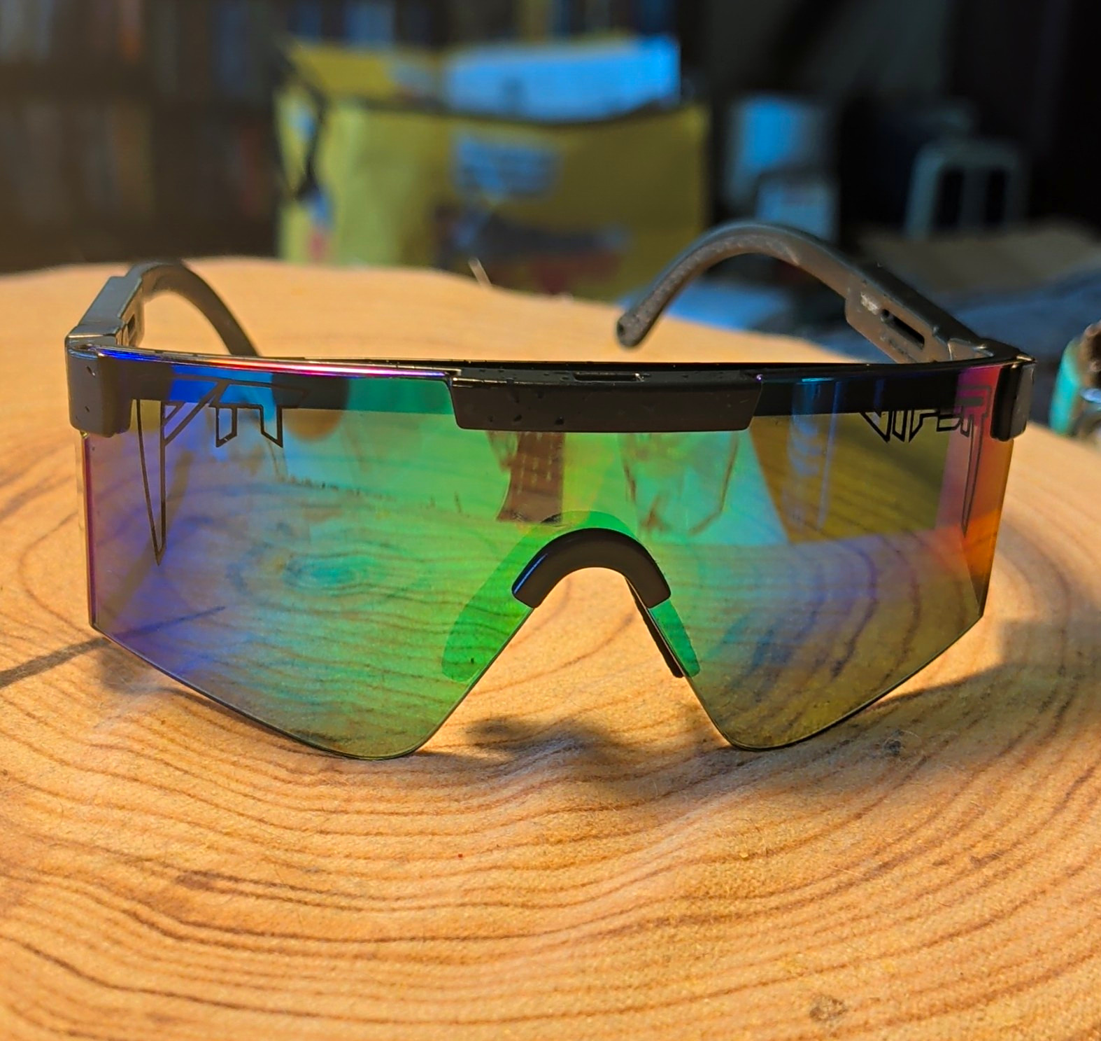 Authentic Pit Viper The Covert Sunglasses ANSI Z87+ Safety Rated Black EUC