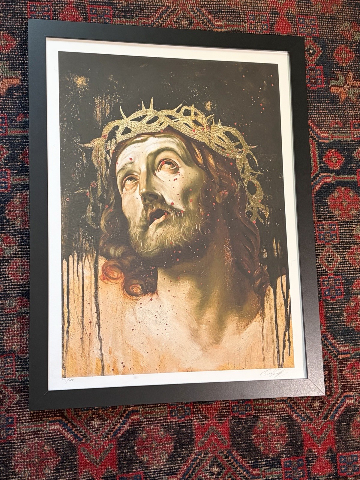 Isaac Pelayo The Carpenter Signed Print 44/100 Isaac Pelayo The Carpenter Signed Print 44/100