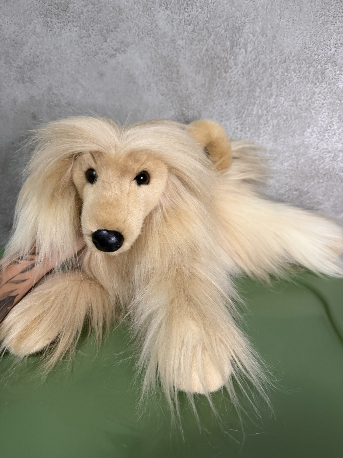 Vintage RARE Douglas Monica The Afghan Hound Dog Plush Large Fluffy Dog HTF NWT