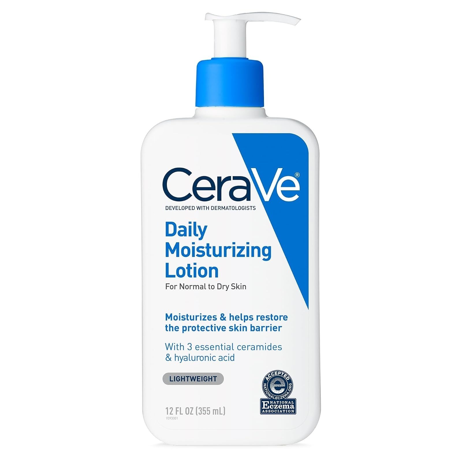 CeraVe Daily Moisturizing Lotion with Hyaluronic Acid, Fragrance-Free Face &