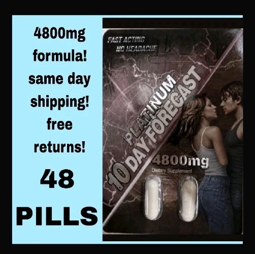 10 day forecast 4800mg platinum (48 pills) male enhancement Stamina 3200 5 Day 10 day forecast 4800mg platinum (48 pills) male enhancement Stamina 3200 5 Day