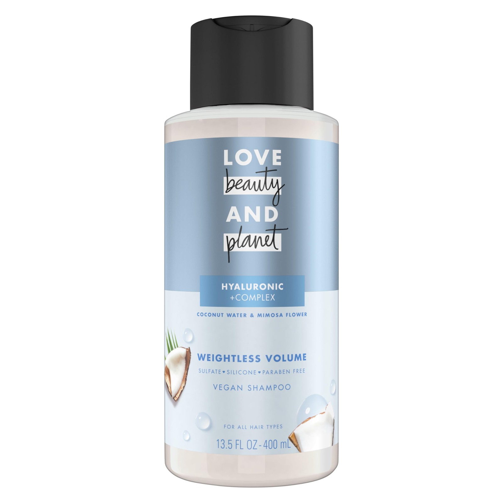 Love Beauty And Planet Coconut Water Mimosa Flower Volume Shampoo 13.5 Oz Love Beauty And Planet Coconut Water Mimosa Flower Volume Shampoo 13.5 Oz