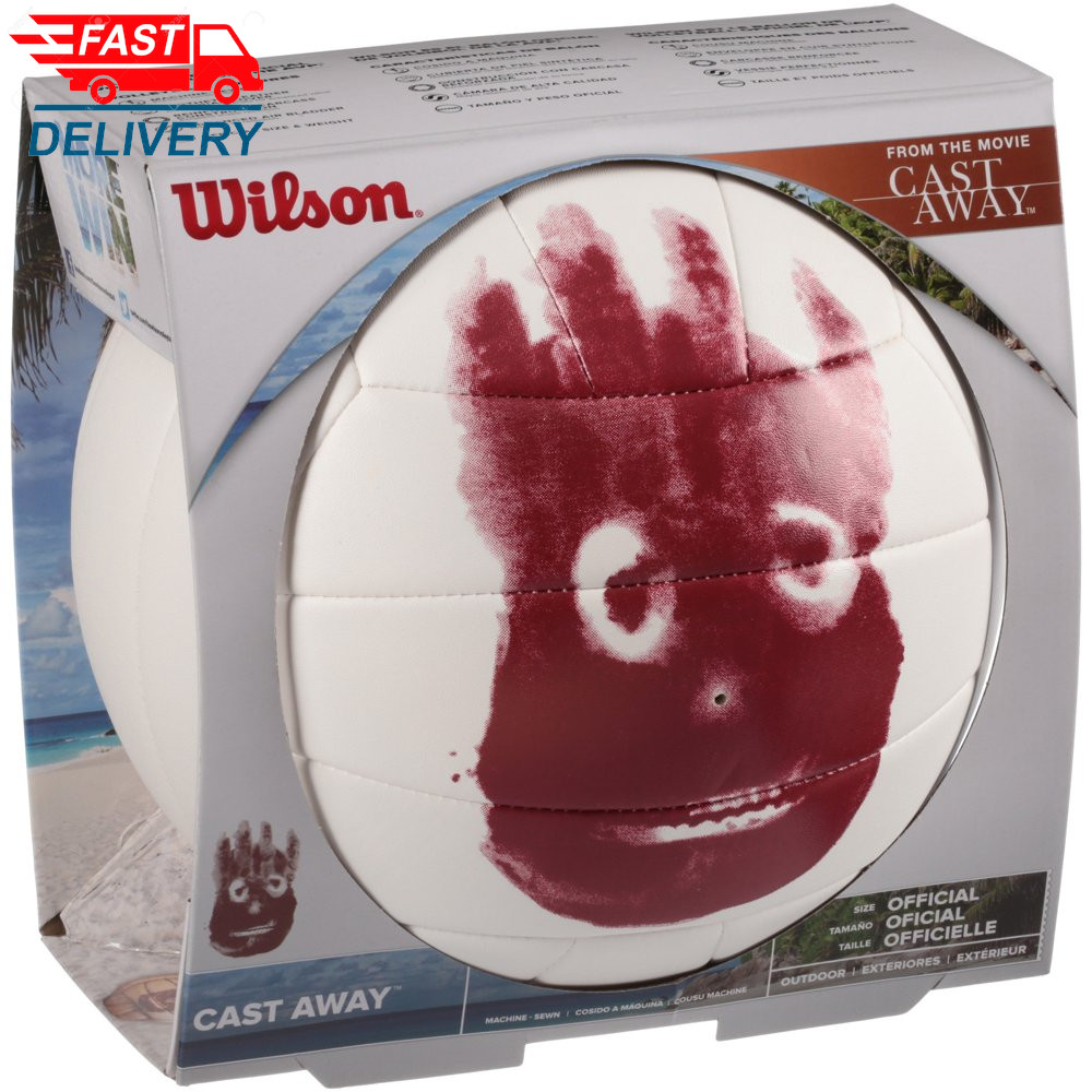 Wilson Cast Away Replica Outdoor Volleyball, Official Size π₯π₯π₯ Wilson Cast Away Replica Outdoor Volleyball, Official Size π₯π₯π₯