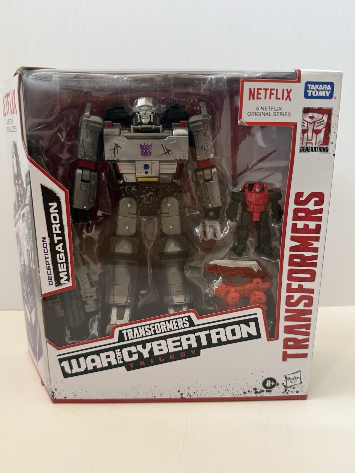 Hasbro Netflix Transformers War for Cybertron Decepticon Megatron Action Figure Hasbro Netflix Transformers War for Cybertron Decepticon Megatron Action Figure