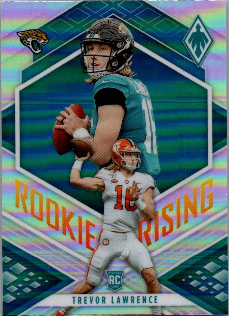 2021 Panini Phoenix Rookie Rising Trevor Lawrence RC Clemson Tigers/Jacksonville 2021 Panini Phoenix Rookie Rising Trevor Lawrence RC Clemson Tigers/Jacksonville
