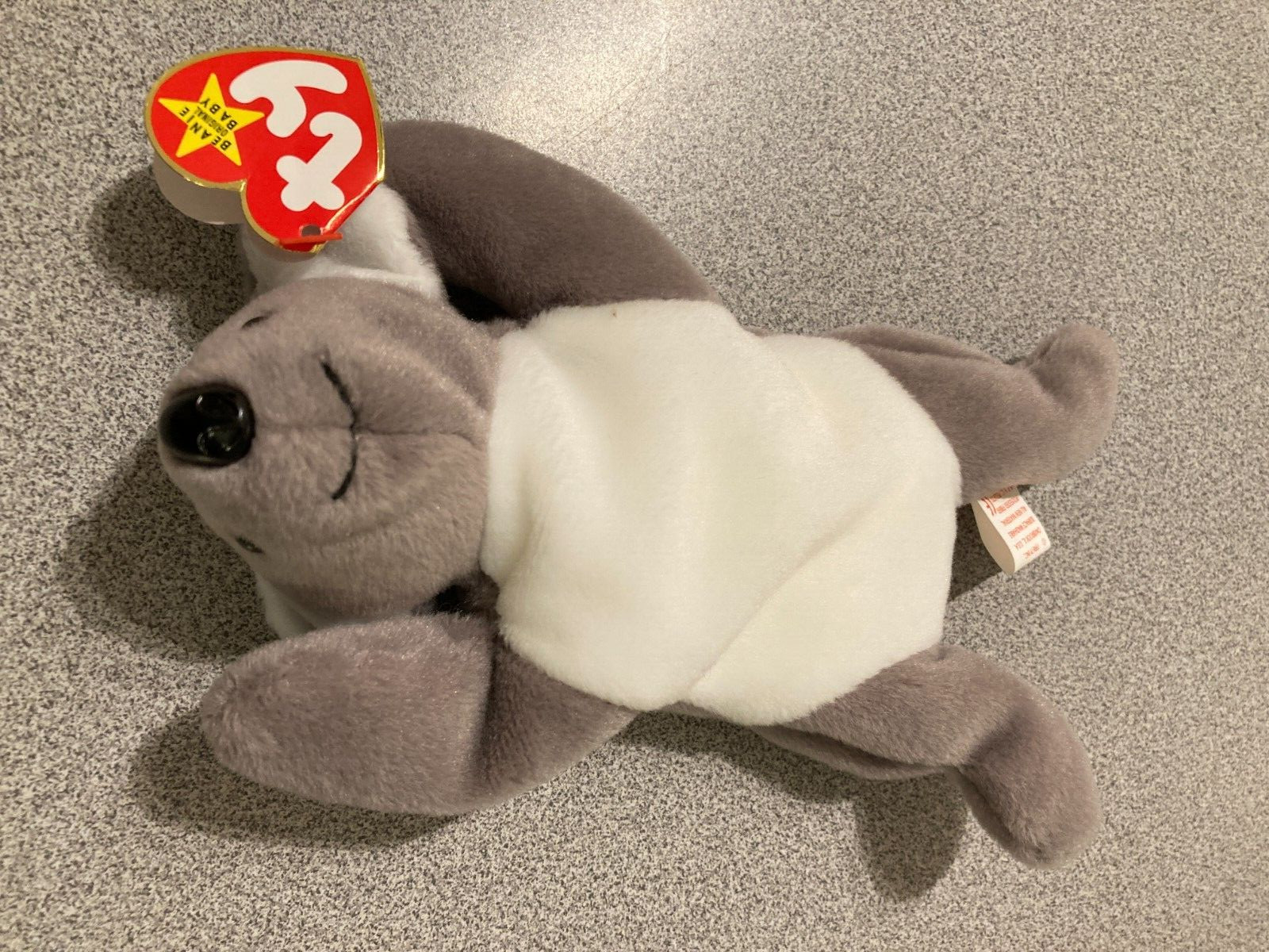 TY Beanie Baby Mel 1996 Gray With Tag Koala #4162 PVC w/errors TY Beanie Baby Mel 1996 Gray With Tag Koala #4162 PVC w/errors