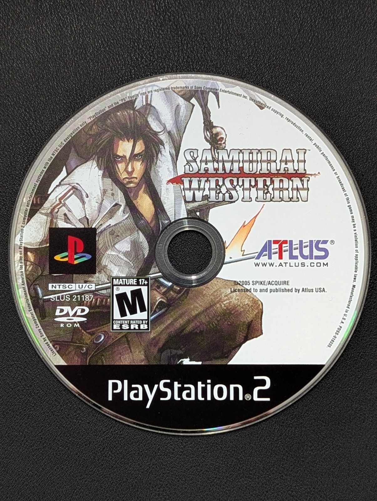 Samurai Western Sony Playstation 2 PS2 Atlus 2005 Disc Only - Tested Samurai Western Sony Playstation 2 PS2 Atlus 2005 Disc Only - Tested