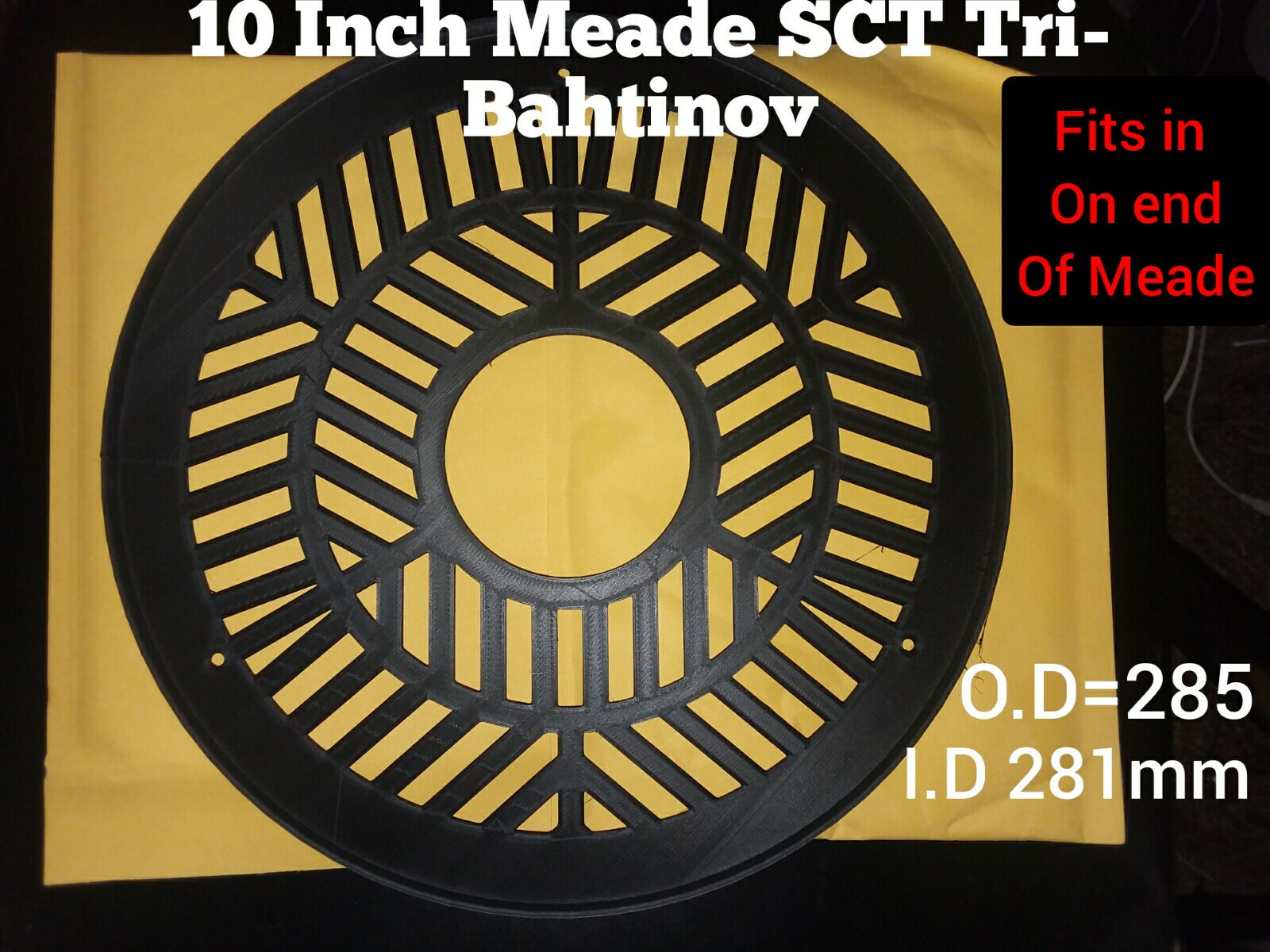 TRI-BAHTINOV Focus Mask for Meade 10-Inch SCT , 10\ TRI-BAHTINOV Focus Mask for Meade 10-Inch SCT , 10\