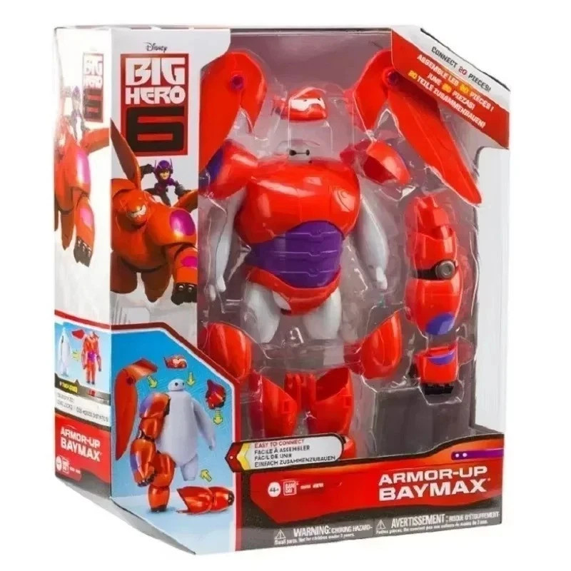 Big Hero 6 Baymax Armor-Up Action Figure Toy Model 16cm Robot Gift for Kids Big Hero 6 Baymax Armor-Up Action Figure Toy Model 16cm Robot Gift for Kids