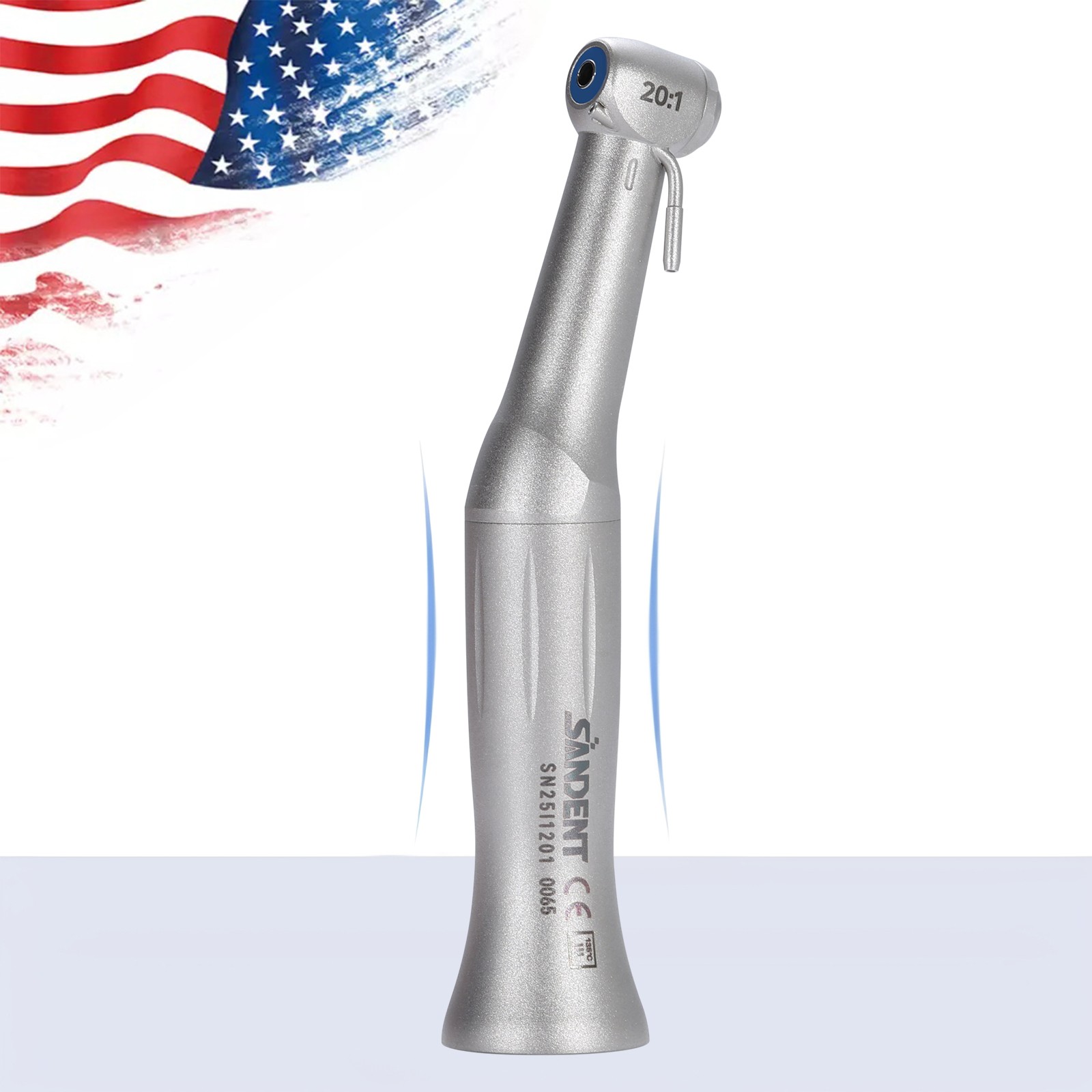 1/5/10Pcs Dental Implant 20:1 Reduction Contra Angle Handpiece For NSK Push USA