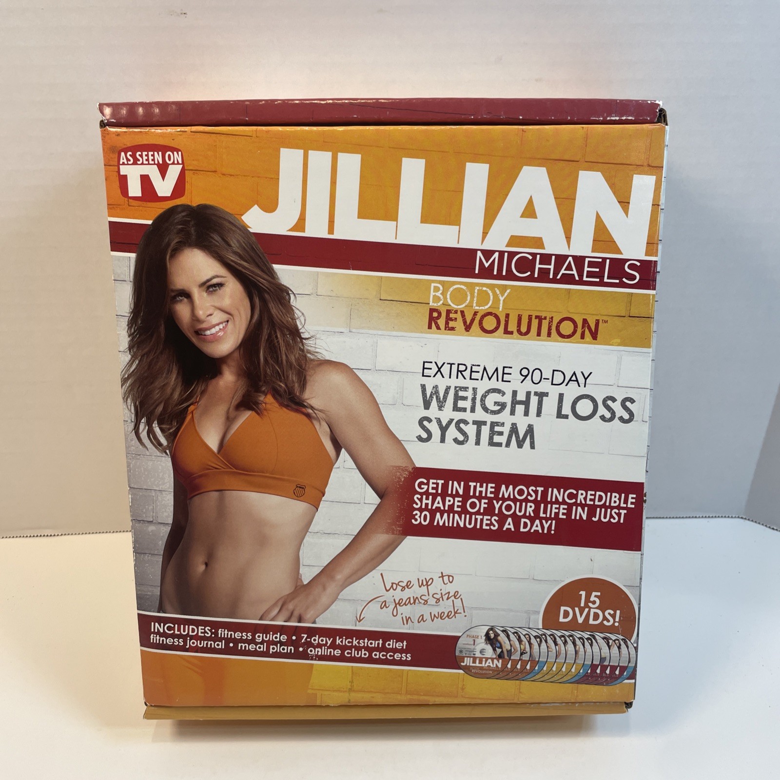 Jillian Michaels DVD Set OS Body Revolution 90-Day System 15 DVD