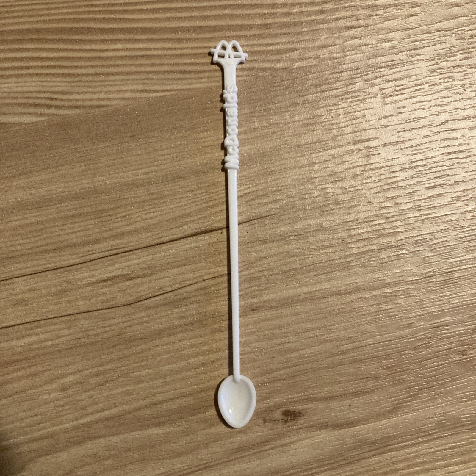 Vintage McDonald\'s McSpoon Coffee Stirrer/Spoon Swizzle Stick Discontinued 1979 Vintage McDonald\'s McSpoon Coffee Stirrer/Spoon Swizzle Stick Discontinued 1979