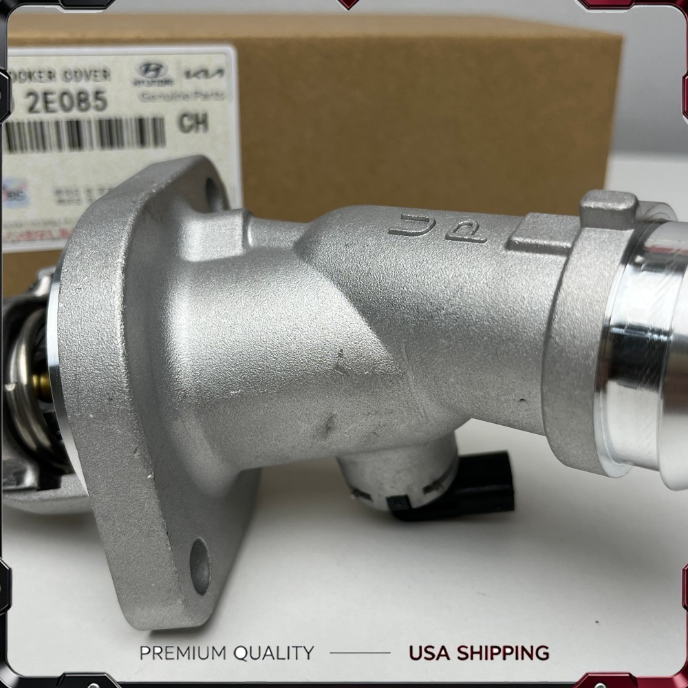 25500-2E085 Coolant Thermostat Assembly Fit Hyundai Elantra Kia Kona US Stock