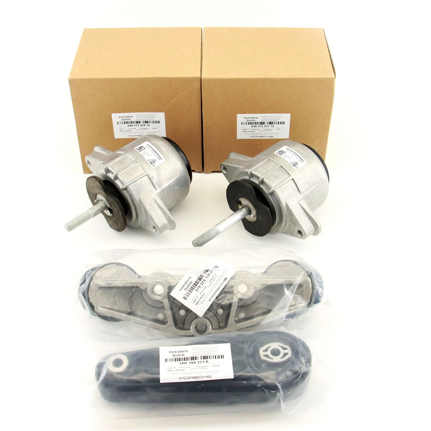 OEM Engine Mount Complete Set for Porsche Panamera 4.8L Models 2010-2016 NEW