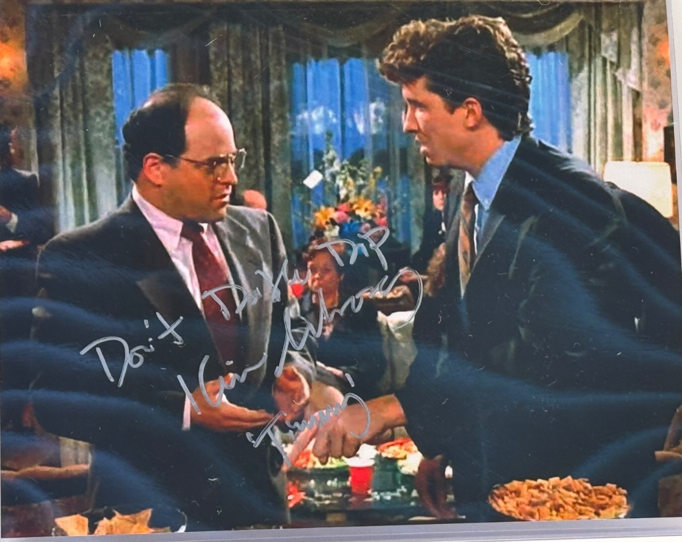 Signed Kieran Mulroney Timmy Double Dip AUTO 8x10 photo George Seinfeld Jerry Signed Kieran Mulroney Timmy Double Dip AUTO 8x10 photo George Seinfeld Jerry