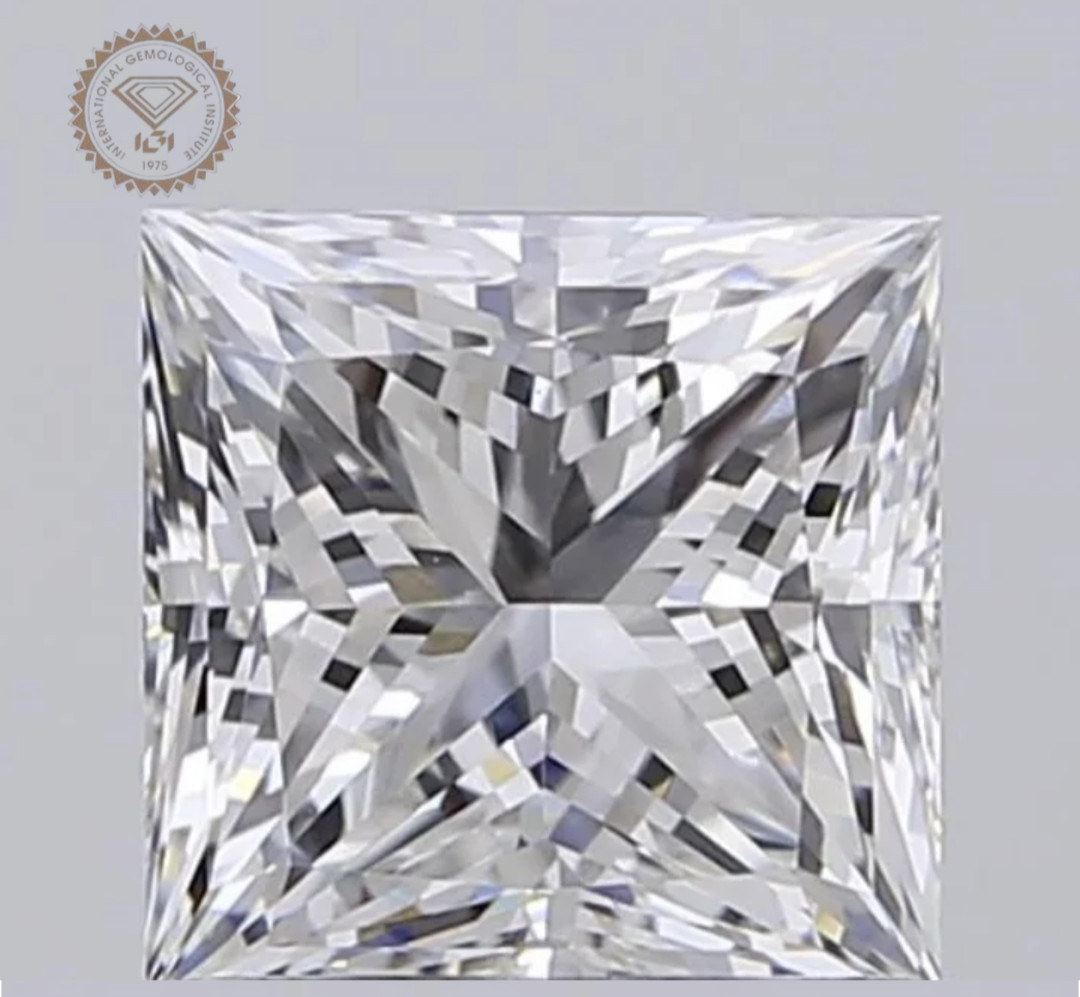 Princess 1.00 CT E VS1 Excellent IGI Certified Loose Lab Grown Diamond