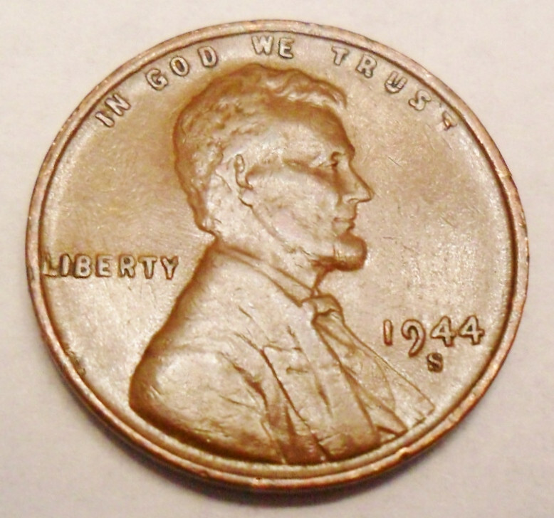 1944 S Lincoln Wheat Cent / Penny *AU - ABOUT UNCIRCULATED* **FREE SHIPPING** 1944 S Lincoln Wheat Cent / Penny *AU - ABOUT UNCIRCULATED* **FREE SHIPPING**
