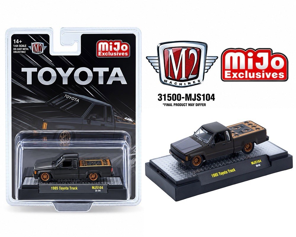 M2 Machines 1:64 1985 Toyota Pickup Truck Slammed Custom – Matte M2 Machines 1:64 1985 Toyota Pickup Truck Slammed Custom – Matte