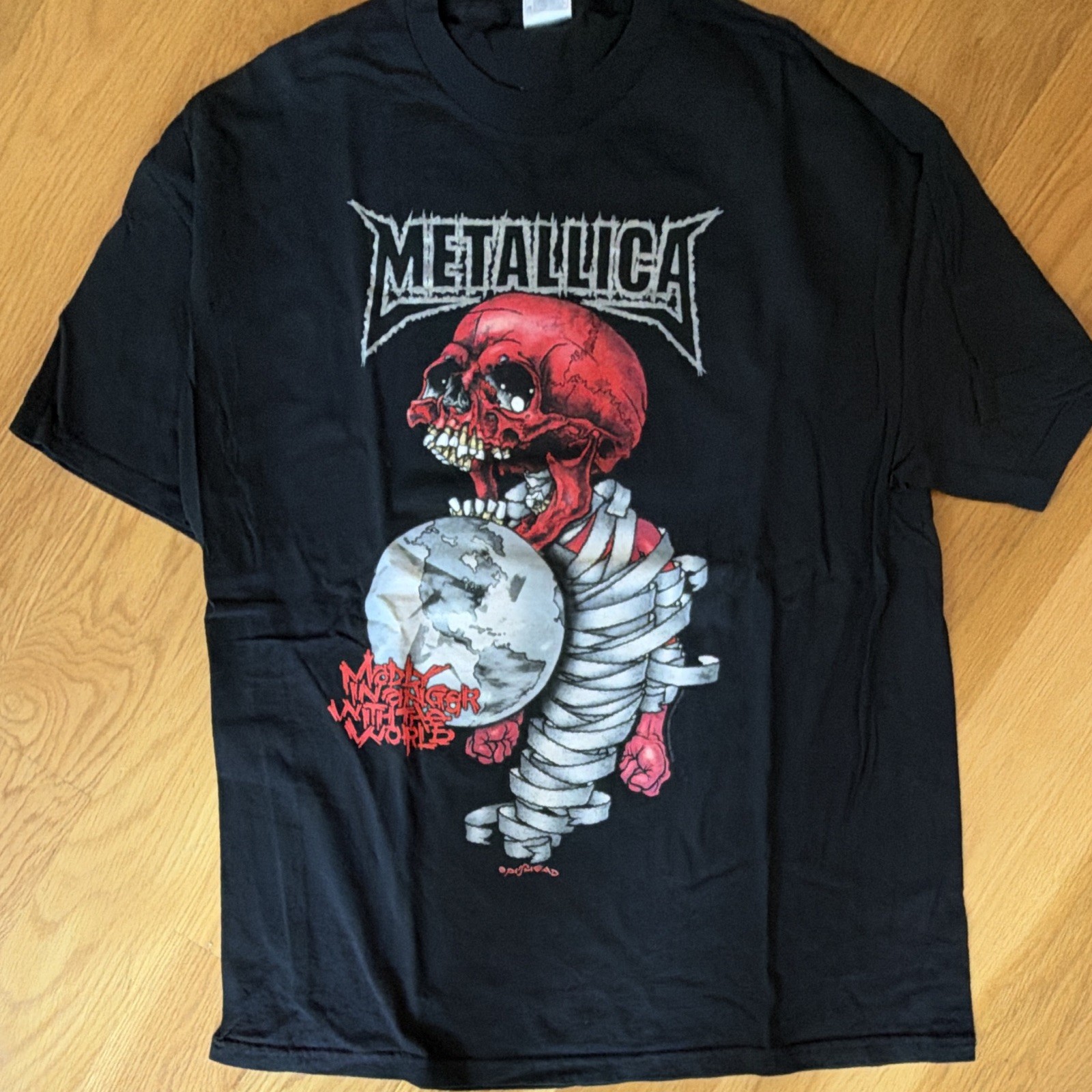 2004 Metallica Madly In Anger  The World Tour Pushead Tennessee River– Deadstock