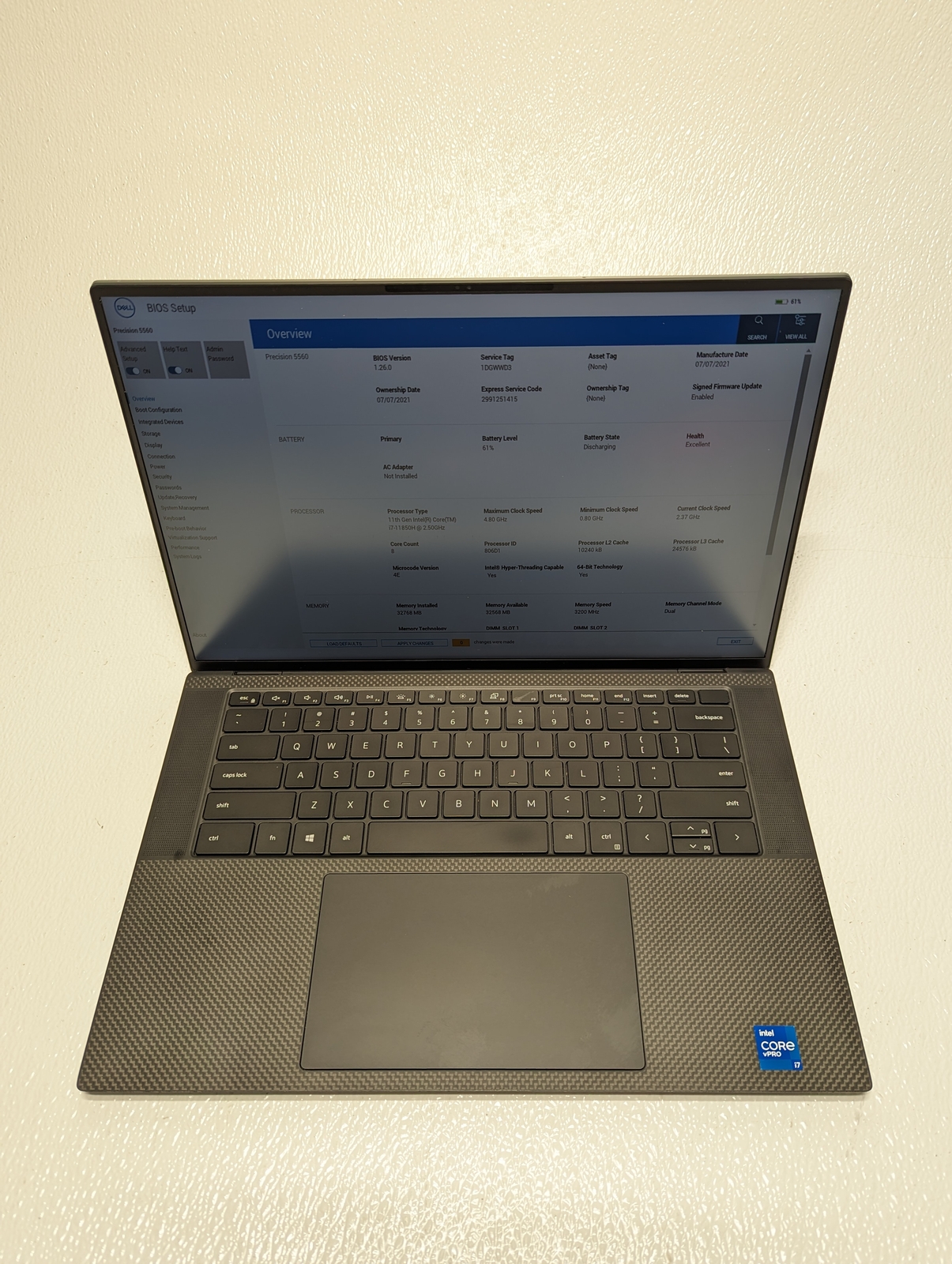 Dell Precision 5560 15\