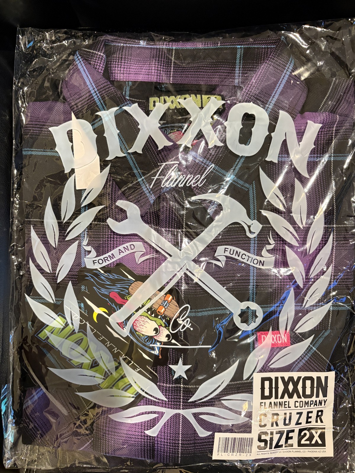 Dixxon Flannel 2X Cruzer BNIB never opened. Rare shirt pulled from site.