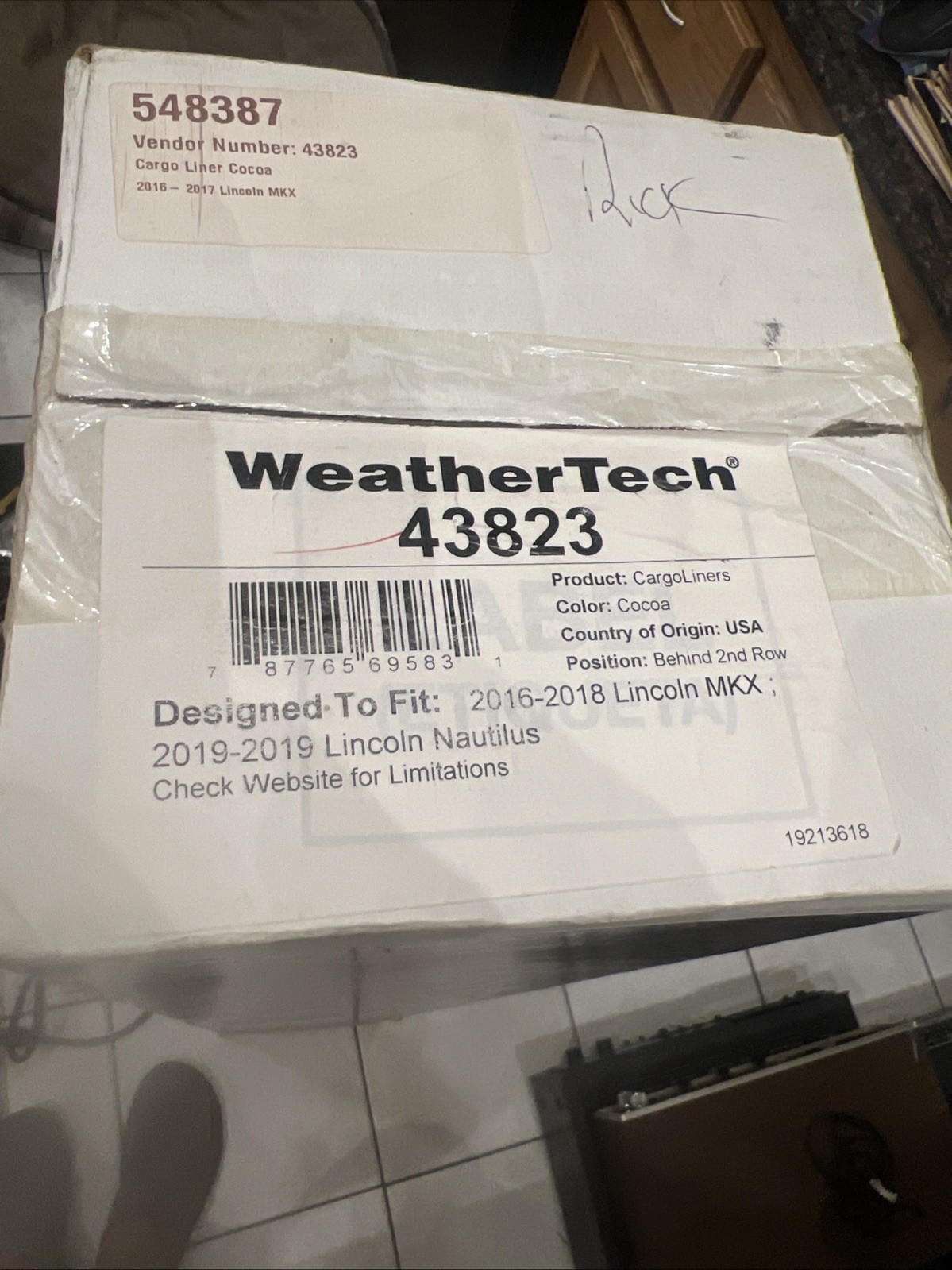 WeatherTech Cargo Liner - Cocoa WeatherTech Floor Mat 43823 See Photos WeatherTech Cargo Liner - Cocoa WeatherTech Floor Mat 43823 See Photos