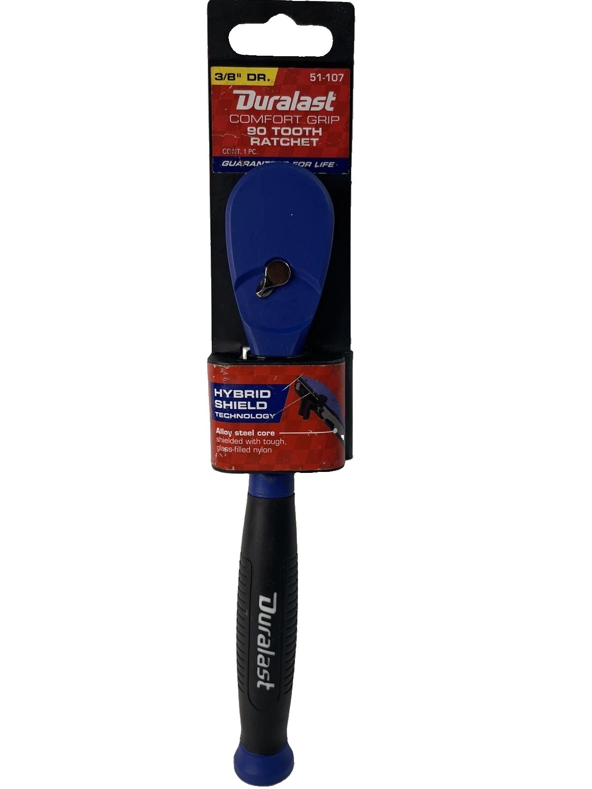 DURALAST 3/8” DRIVE RATCHET WRENCH 51-107, 90 Tooth, Comfort Grip DURALAST 3/8” DRIVE RATCHET WRENCH 51-107, 90 Tooth, Comfort Grip