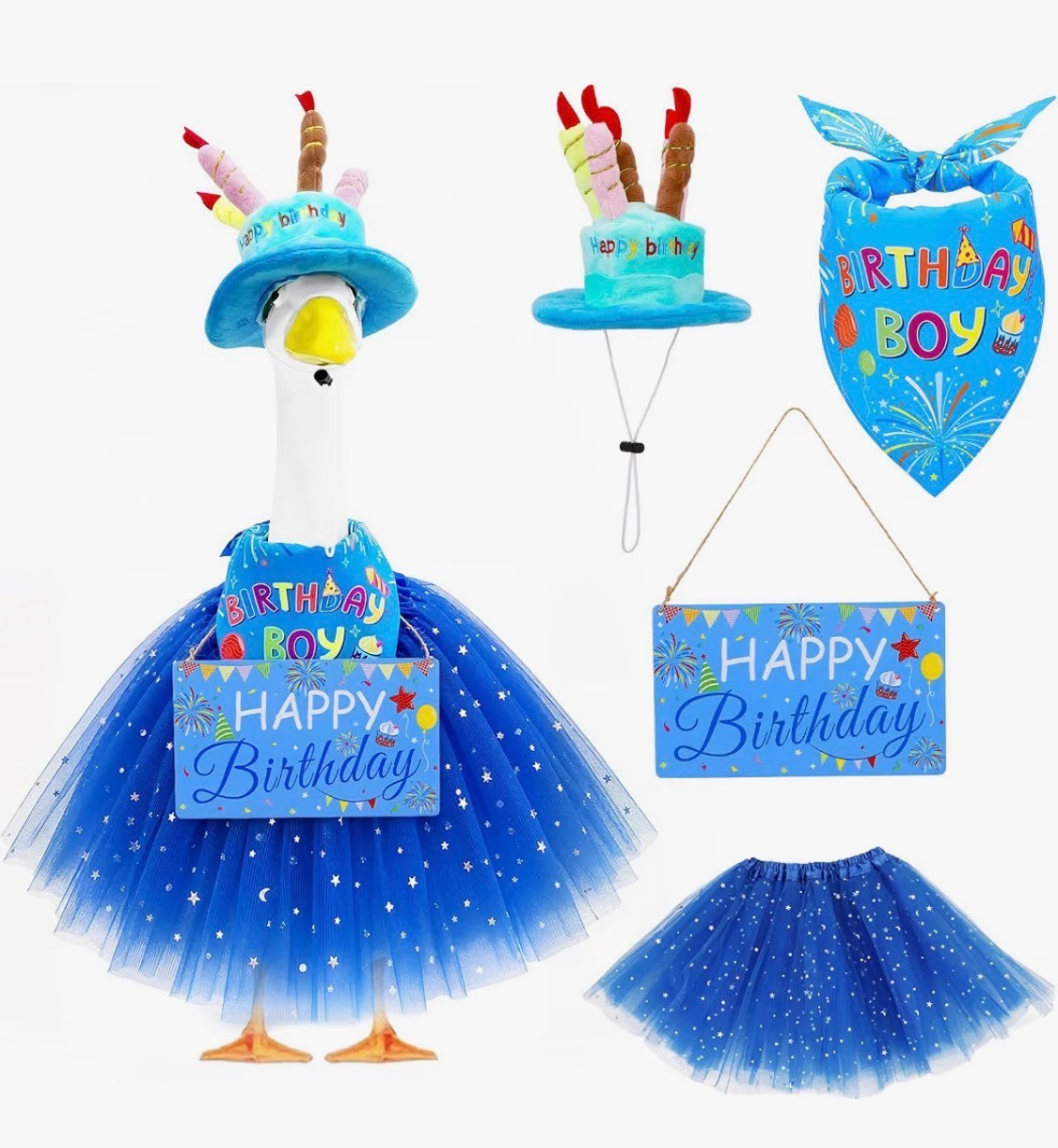 Porch Goose Outfit-Birthday Boy