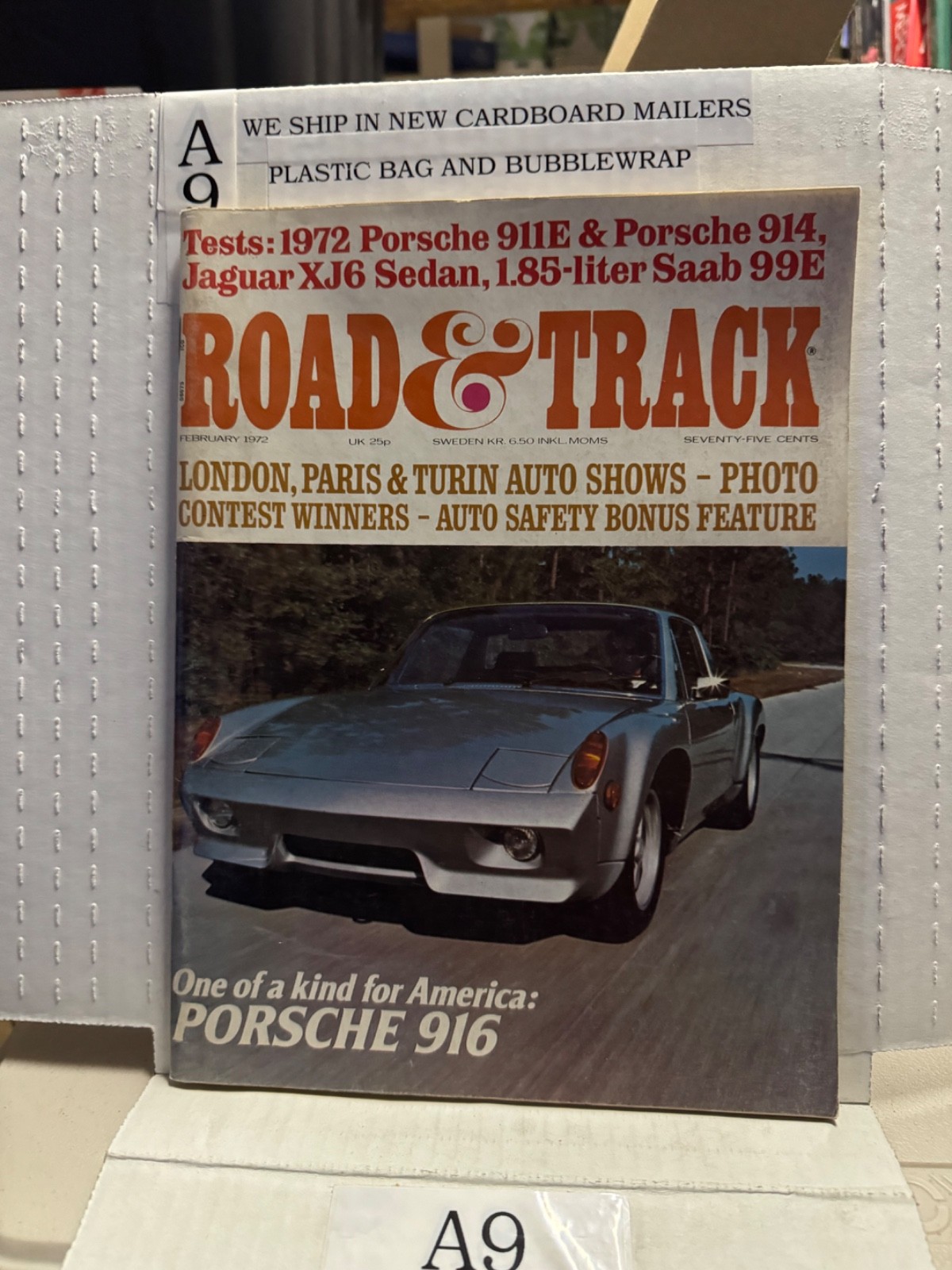 Vintage Road and Track Magazine February 1972