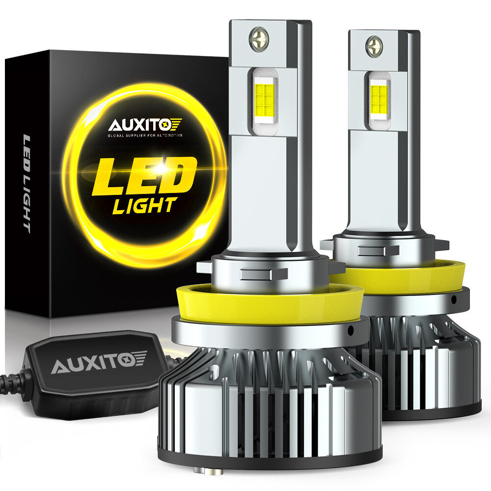 AUXITO H11 LED Headlight Kit Low Beam Bulb Super Bright 6500K Bulbs CANBUS Y19