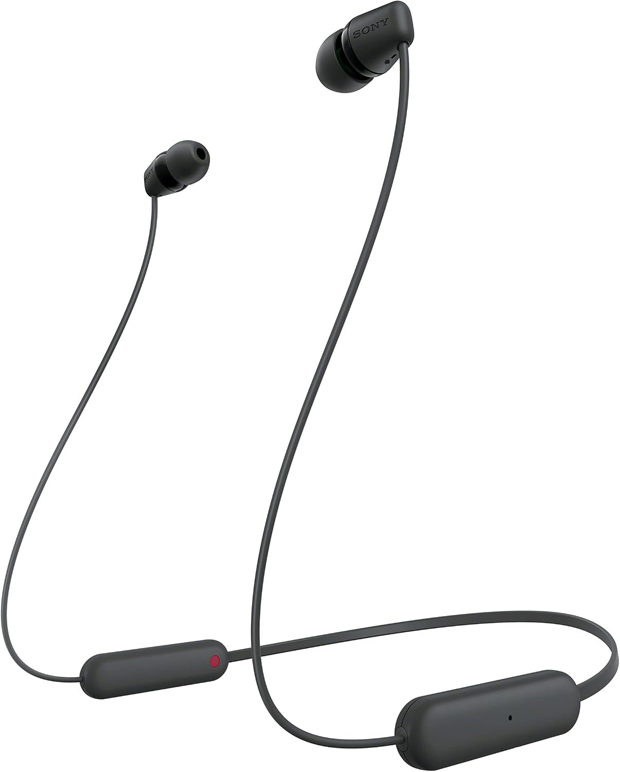 Sony WI-C100 Wireless in-Ear Bluetooth Headphones with Built-in Microphone,Black Sony WI-C100 Wireless in-Ear Bluetooth Headphones with Built-in Microphone,Black