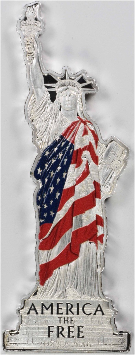 2022 Solomon Islands $5 Statue of Liberty 2 oz. Silver PL OGP 2022 Solomon Islands $5 Statue of Liberty 2 oz. Silver PL OGP