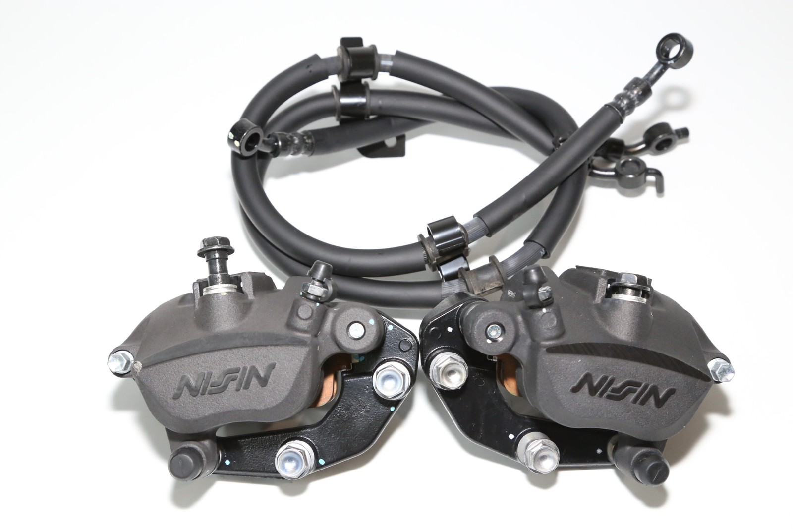 20-25 (25) Kawasaki Ninja 650 Front Brake Caliper Set Pair Calipers w/Hoses OEM 