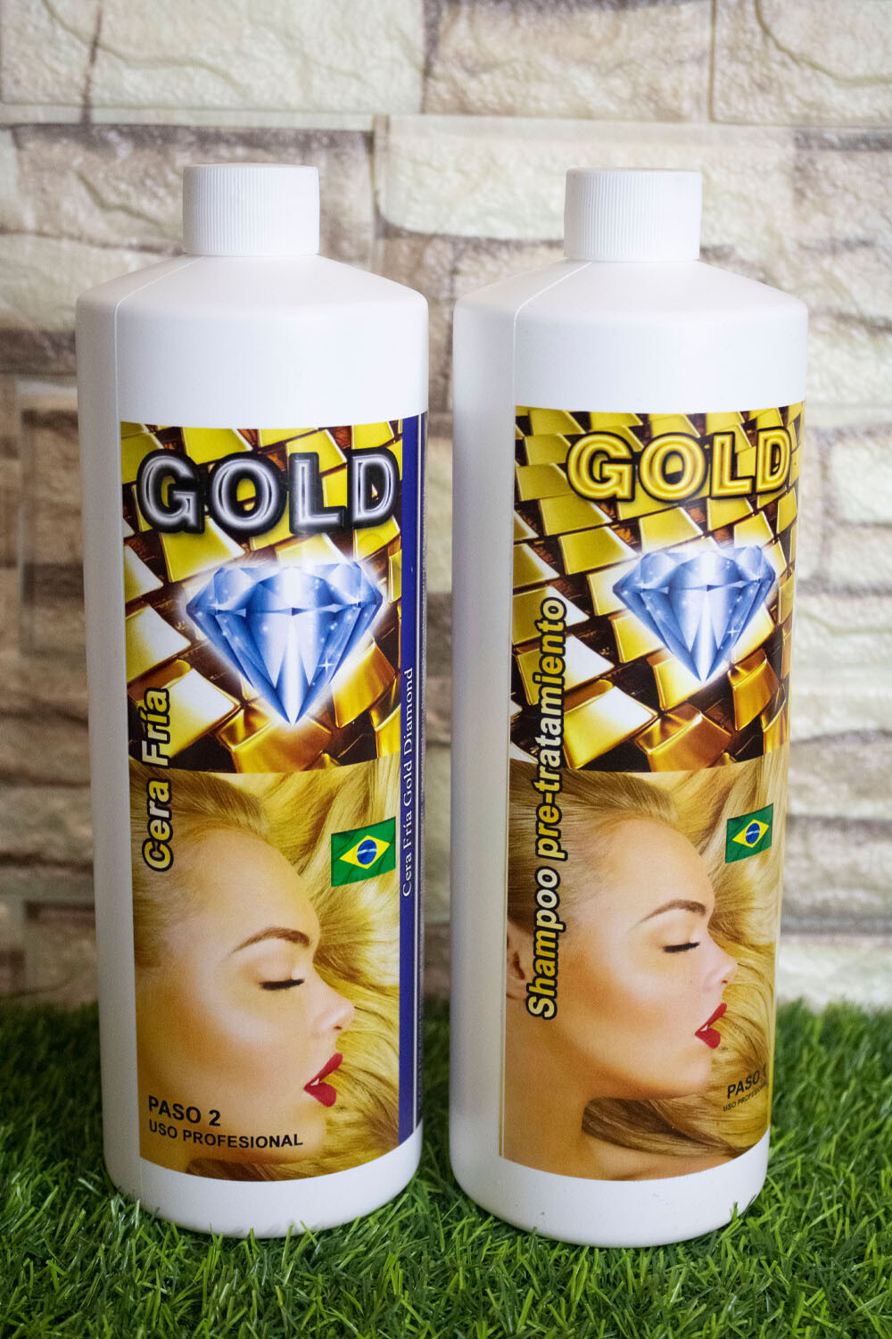 Cirugia Capilar Cera Fria Ultra Fuerte  brasileña profesional 1 litro + Shampoo