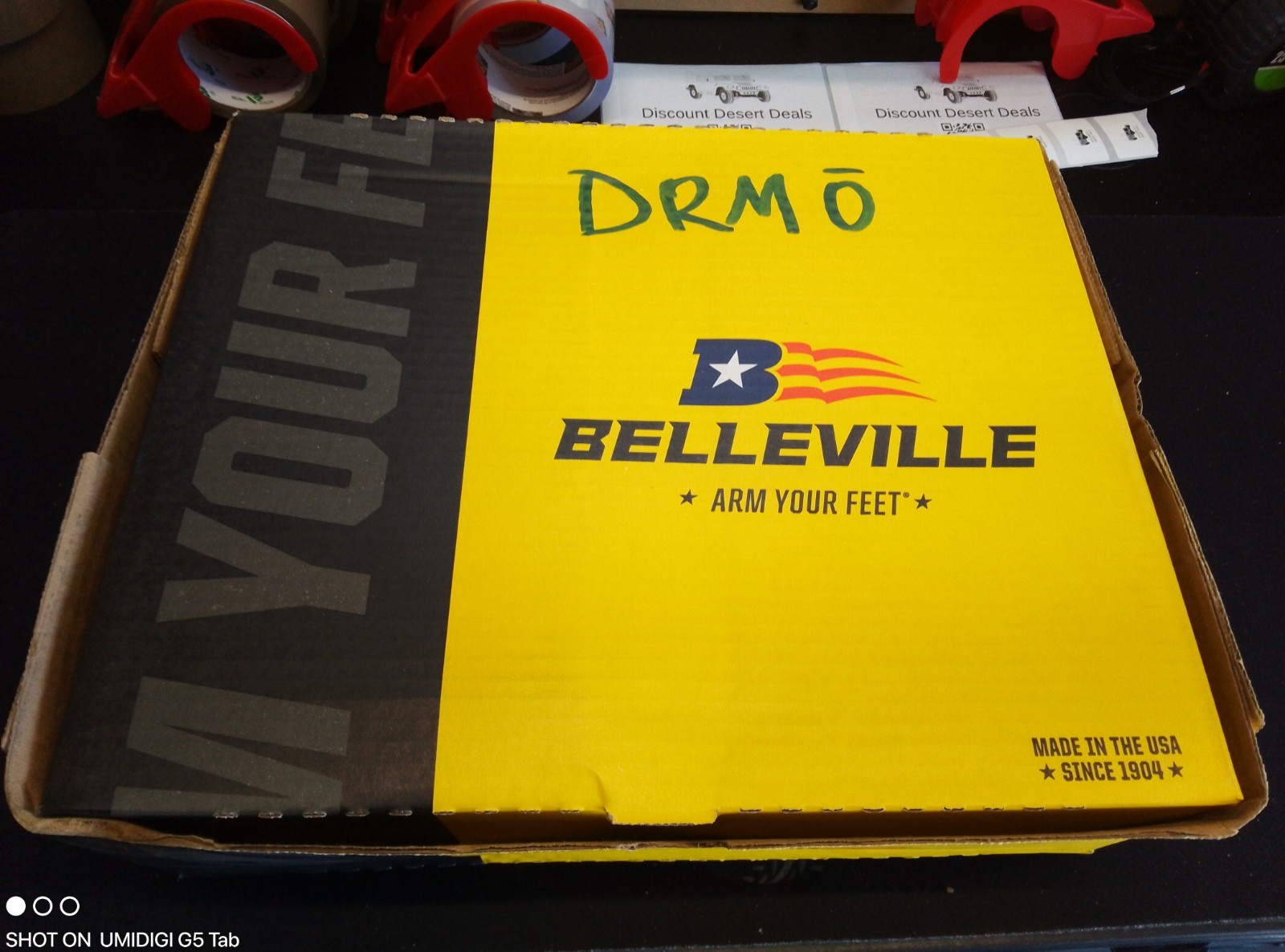 GENUINE BELLEVILLE MEN'S USAF TEMP/WEATHER COMBAT BOOTS. SIZE 11 WIDE NEW IN BOX