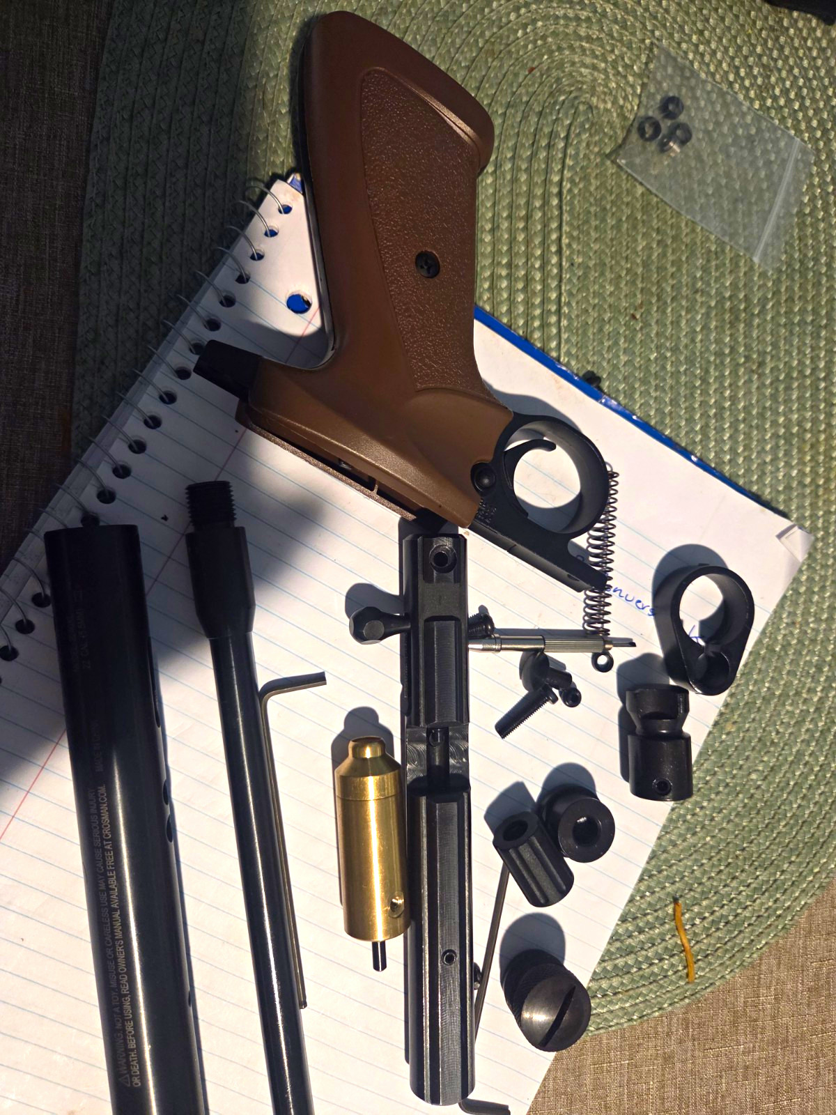 Crossman 2240xl WithConverstion Kit To Hpa And Red Dot It All There Unasembled22