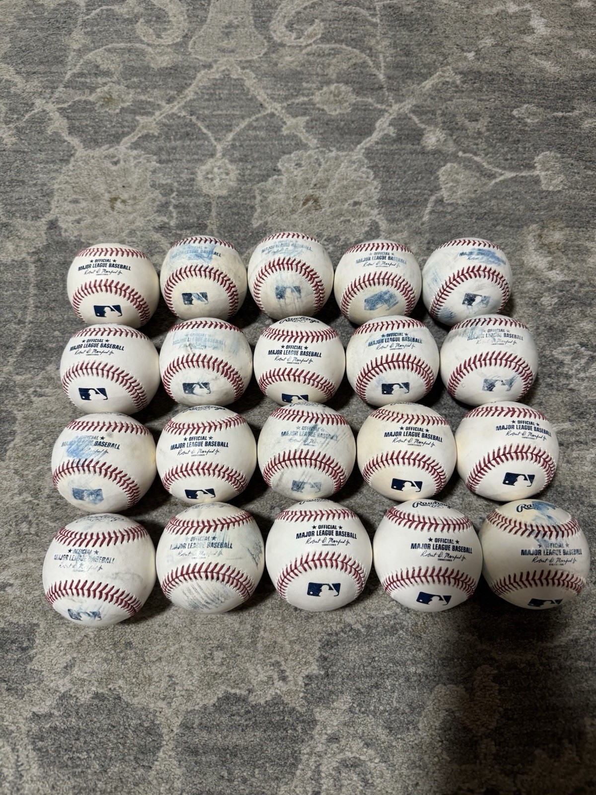 MLB Used Practice Balls Set of 20 MLB Used Practice Balls Set of 20