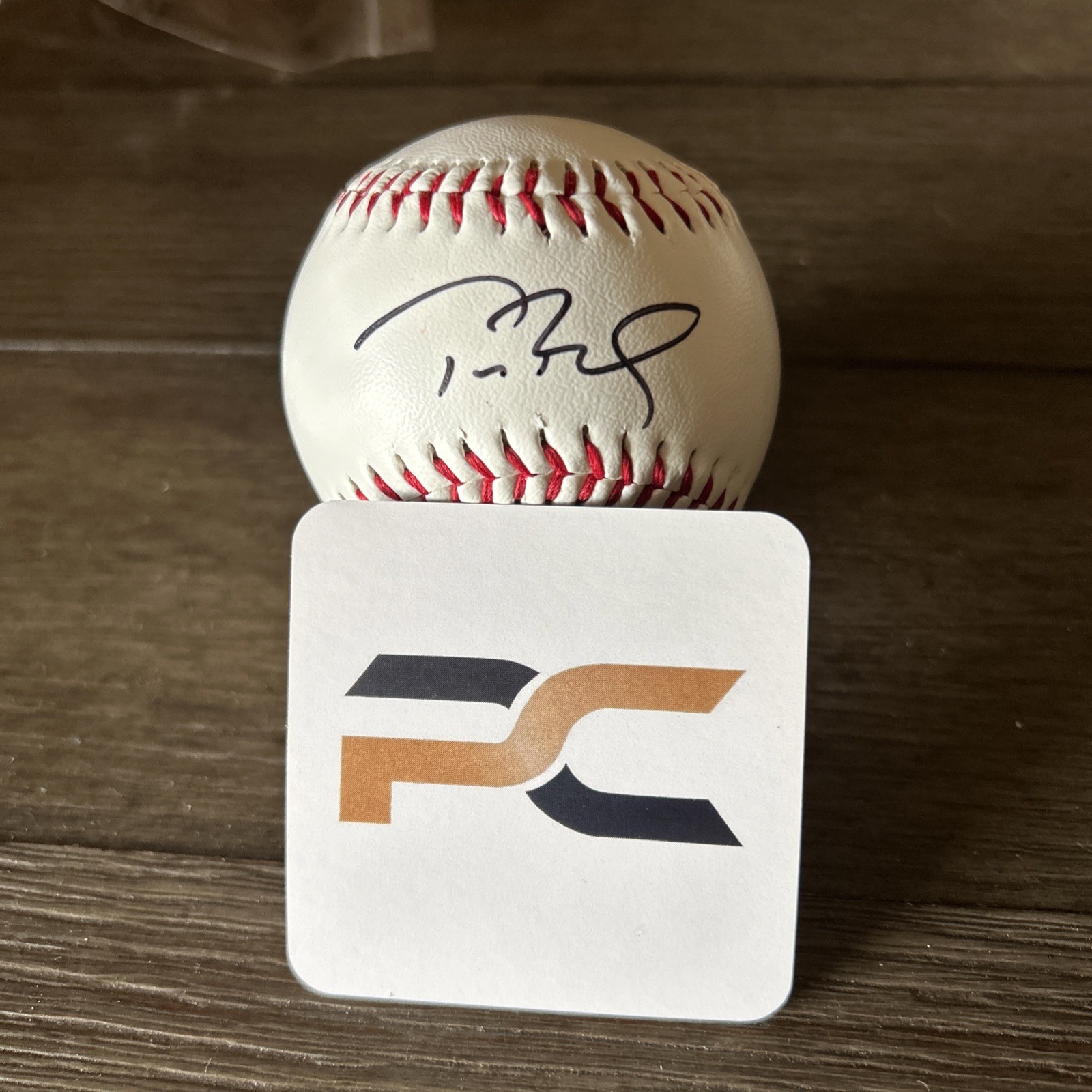 Tom Brady Autographed Baseball Pro-Cert COA Signed Patriots