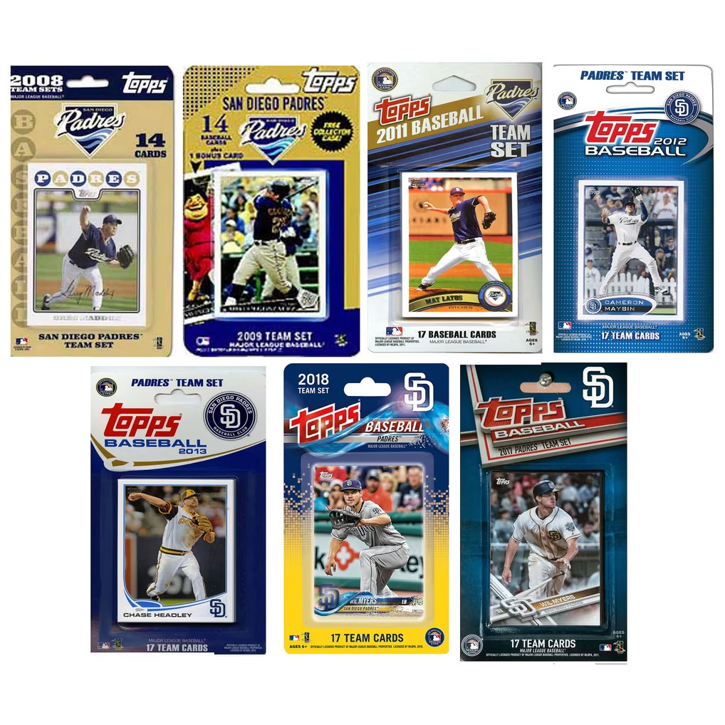 Fanatics - San Diego Padres Team Multi-Season Trading Card Set Fanatics - San Diego Padres Team Multi-Season Trading Card Set