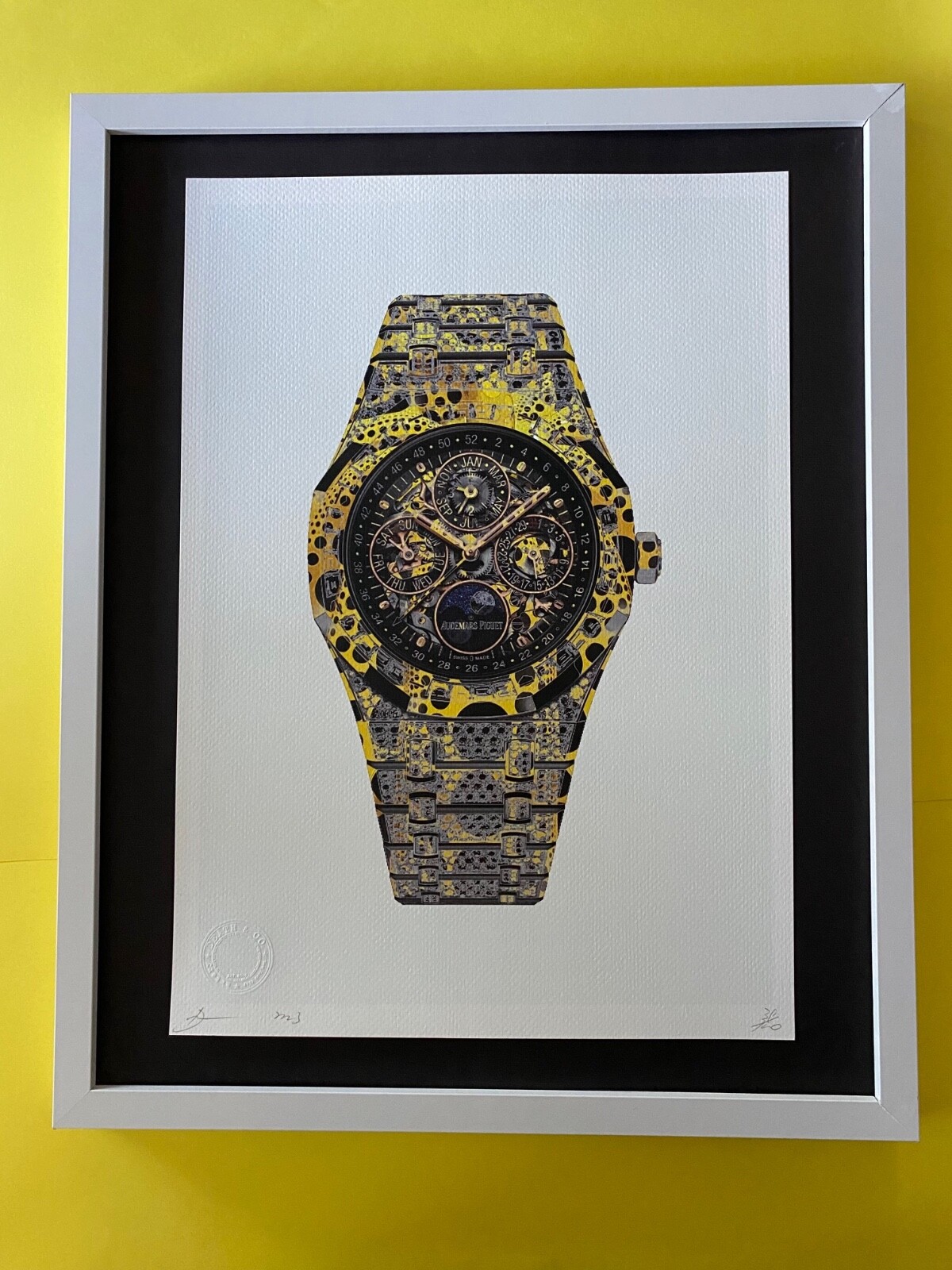 Death NYC LG Framed 16x20in Pop Art Original Certified / Audemars Piguet 2 Death NYC LG Framed 16x20in Pop Art Original Certified / Audemars Piguet 2