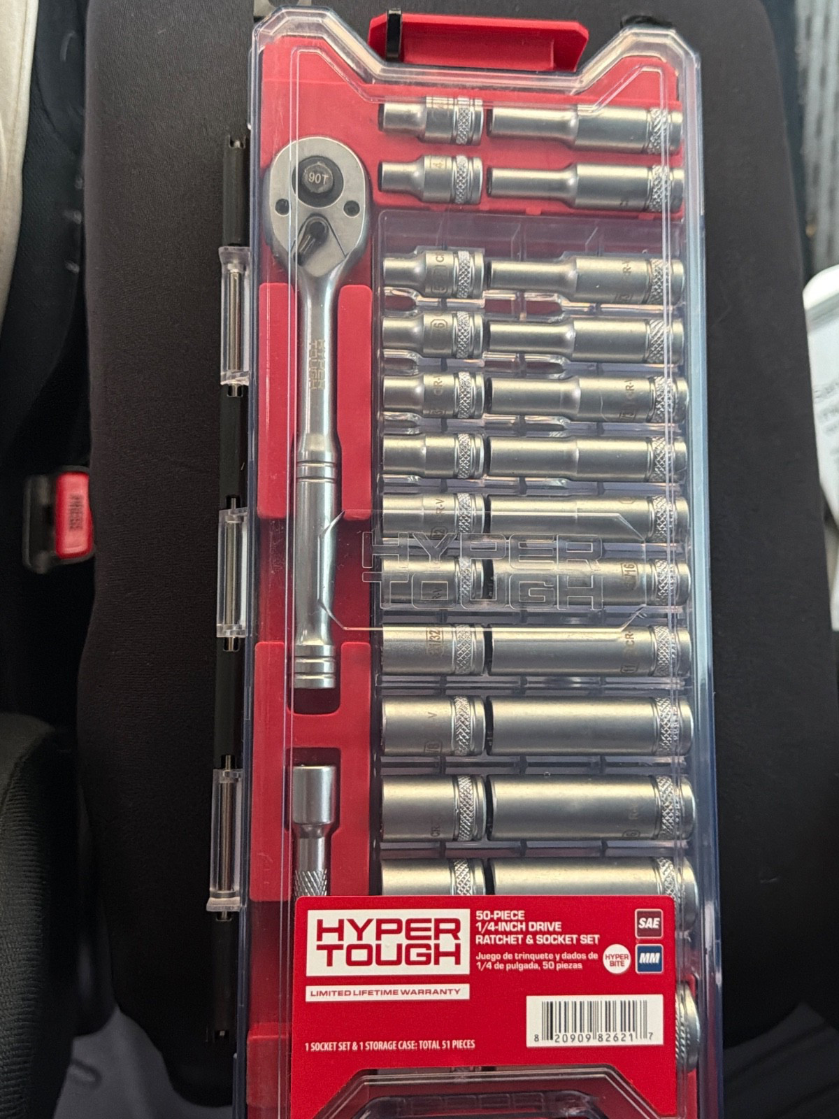 1/4 inch drive ratchet  50 piece set