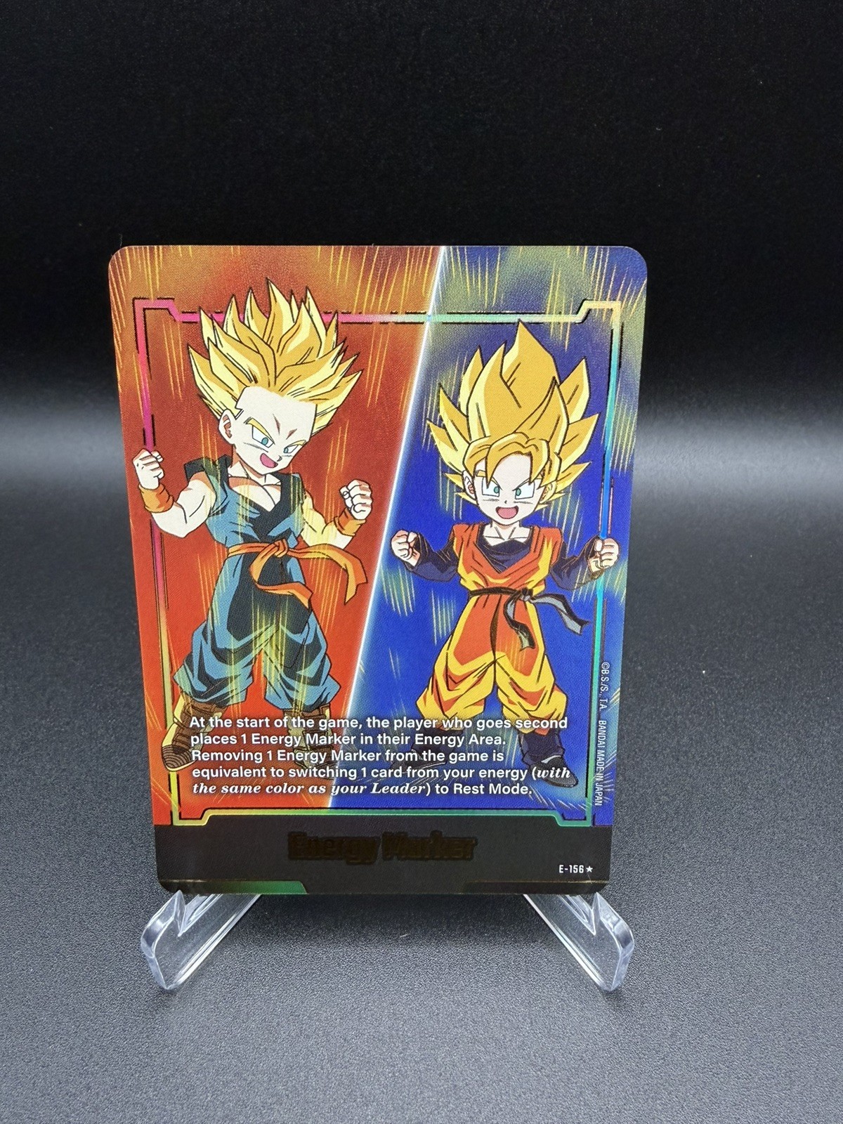 DBS Energy Marker E-156 Alt Art GOLD Dragon Ball Story Booster01 Fusion World DBS Energy Marker E-156 Alt Art GOLD Dragon Ball Story Booster01 Fusion World